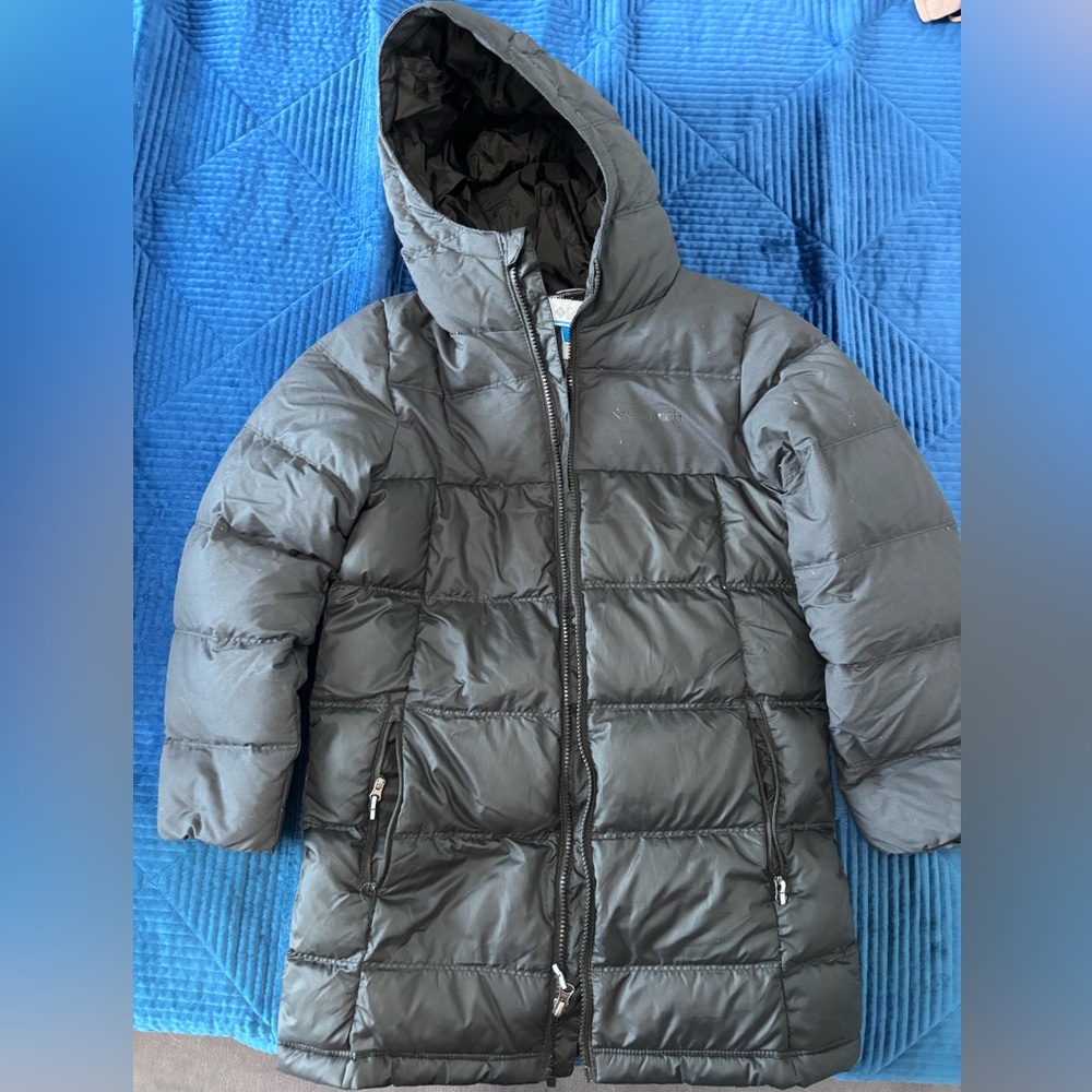 Columbia Kids Charcoal Puffer Jacket